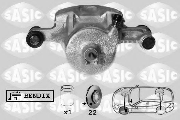 Тормозной суппорт SASIC SCA6120