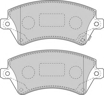 Комплект тормозных колодок, дисковый тормоз DURON DBP371573