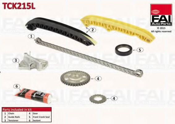 Комплект цели привода распредвала FAI AutoParts TCK215L
