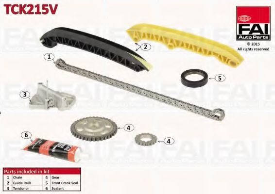 Комплект цели привода распредвала FAI AutoParts TCK215V