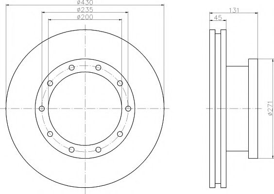 Тормозной диск KNORR-BREMSE II376530061