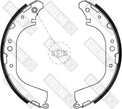 Комплект тормозных колодок GIRLING 5185929