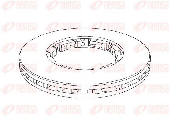 Тормозной диск KAWE NCA1143.20