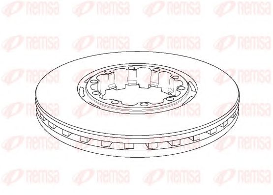 Тормозной диск KAWE NCA1153.20
