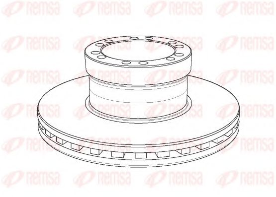 Тормозной диск KAWE NCA1156.20