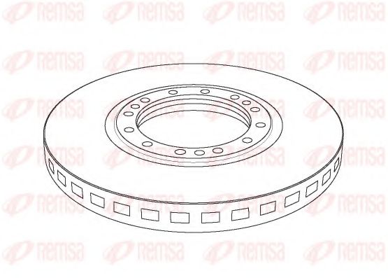 Тормозной диск KAWE NCA1168.20