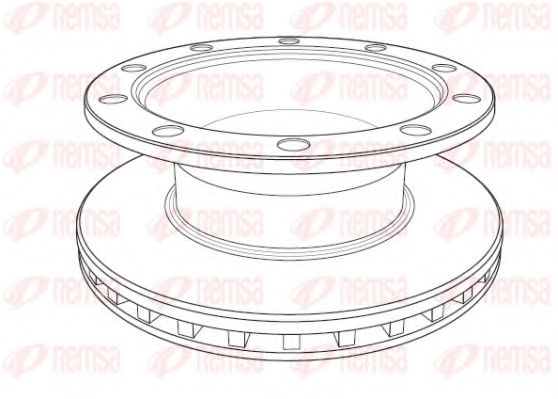 Тормозной диск KAWE NCA1199.20
