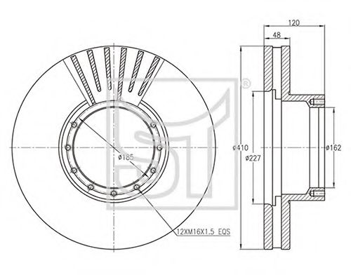 Тормозной диск ST-TEMPLIN 03.110.0711.000