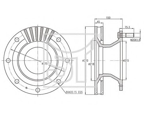 Тормозной диск ST-TEMPLIN 03.110.0817.400