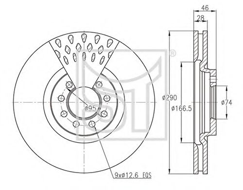Тормозной диск ST-TEMPLIN 03.110.0823.270