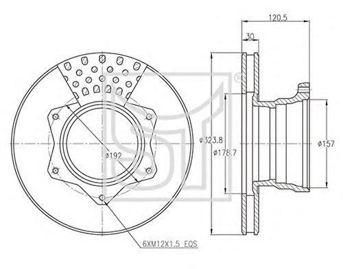 Тормозной диск ST-TEMPLIN 03.110.1926.250