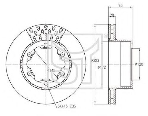 Тормозной диск ST-TEMPLIN 03.110.1926.440