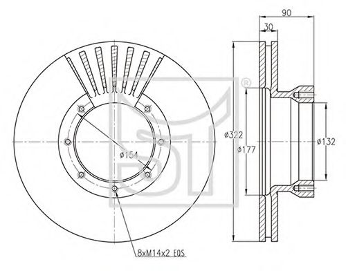 Тормозной диск ST-TEMPLIN 03.110.4020.010