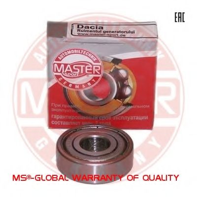 Подшипник со стороны привода, генератор MASTER-SPORT 6201ZZ-PCS-MS