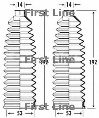 Пыльник, рулевое управление FIRST LINE FSG3290