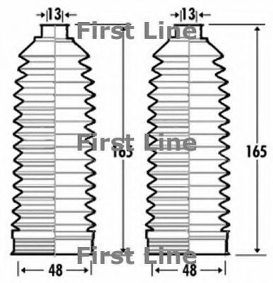 Пыльник, рулевое управление FIRST LINE FSG3341