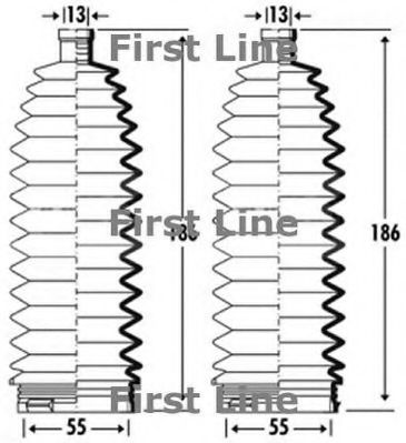 Пыльник, рулевое управление FIRST LINE FSG3360