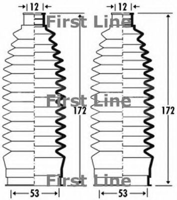 Пыльник, рулевое управление FIRST LINE FSG3378