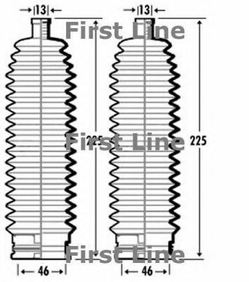 Пыльник, рулевое управление FIRST LINE FSG3382