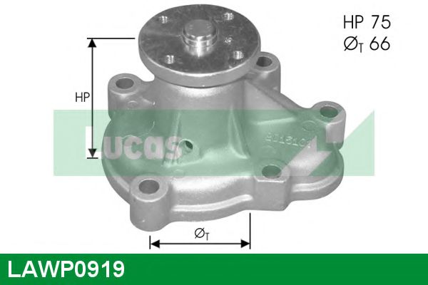 Водяной насос LUCAS ENGINE DRIVE LAWP0919