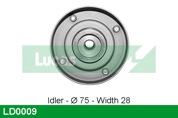 Натяжной ролик, ремень ГРМ LUCAS ENGINE DRIVE LD0009