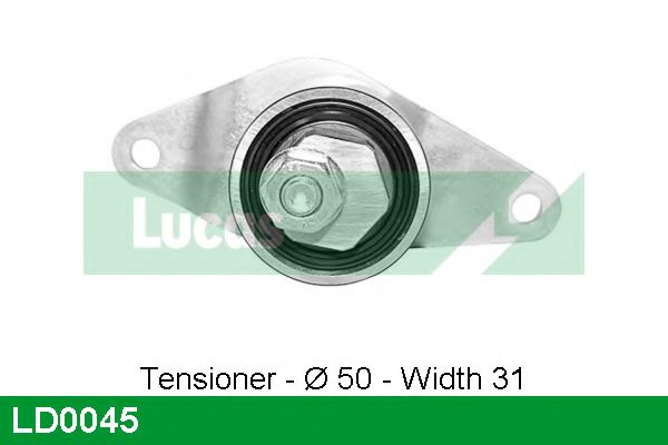 Натяжной ролик, ремень ГРМ LUCAS ENGINE DRIVE LD0045