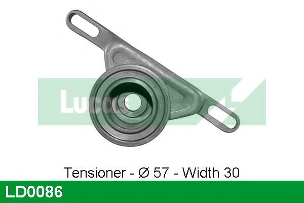 Натяжной ролик, ремень ГРМ LUCAS ENGINE DRIVE LD0086