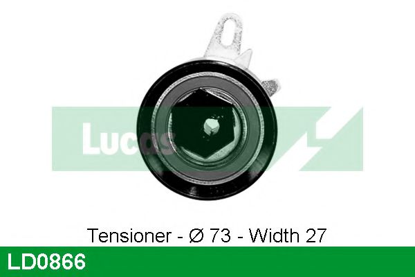 Натяжной ролик, ремень ГРМ LUCAS ENGINE DRIVE LD0866