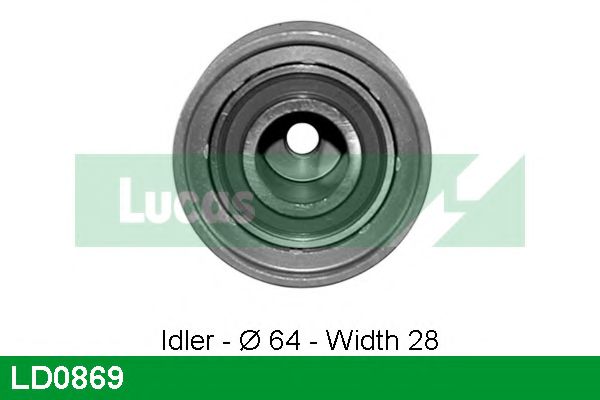 Натяжной ролик, ремень ГРМ LUCAS ENGINE DRIVE LD0869