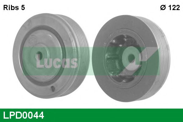 Ременный шкив, коленчатый вал LUCAS ENGINE DRIVE LPD0044