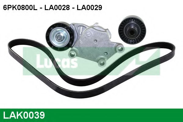 Поликлиновой ременный комплект LUCAS ENGINE DRIVE LAK0039