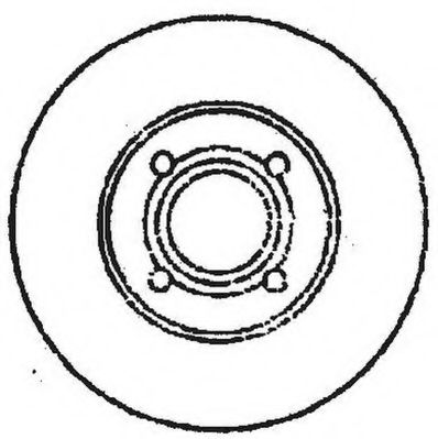 Тормозной диск LUCAS DF1521