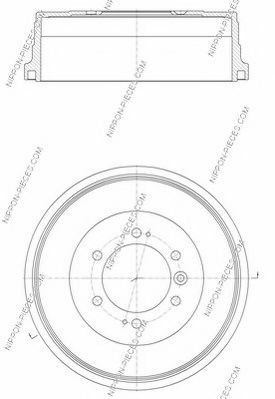 Тормозной барабан NPS T340A03