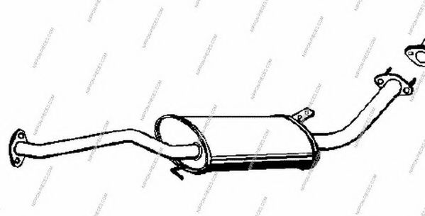 Система выпуска ОГ NPS N430N84