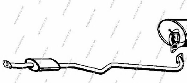 Система выпуска ОГ NPS T430A73