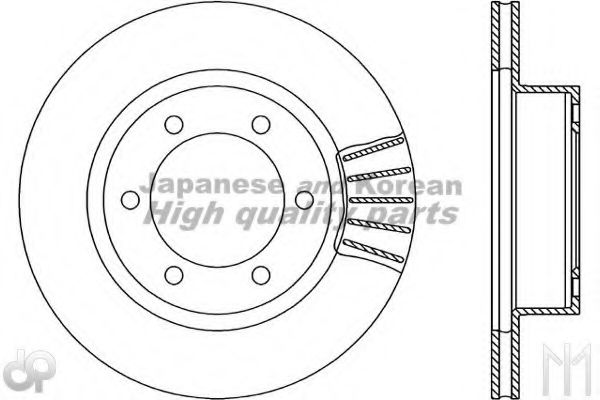 Тормозной диск ASHUKI 0990-0312