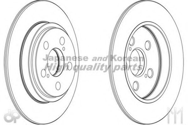 Тормозной диск ASHUKI 0993-5602