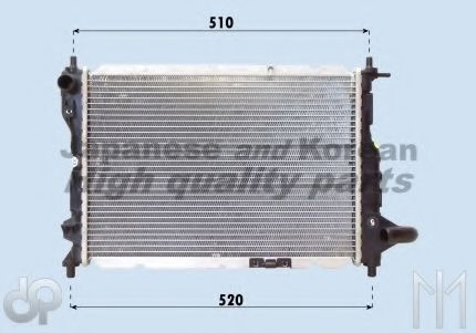 Радиатор, охлаждение двигателя ASHUKI J207-06