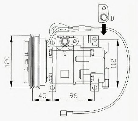 Компрессор, кондиционер ASHUKI M550-03