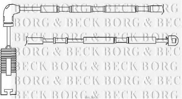 Сигнализатор, износ тормозных колодок BORG & BECK BWL3043