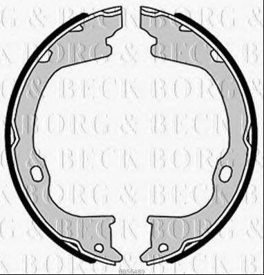 Комплект тормозных колодок BORG & BECK BBS6489