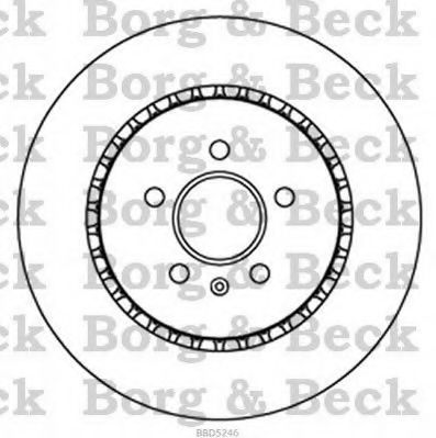 Тормозной диск BORG & BECK BBD5246