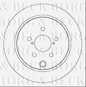 Тормозной диск BORG & BECK BBD5345