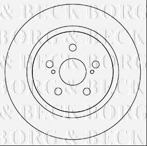 Тормозной диск BORG & BECK BBD5346