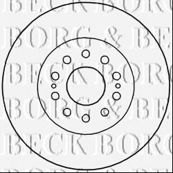 Тормозной диск BORG & BECK BBD5998S