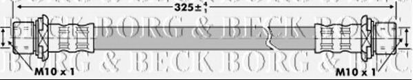 Тормозной шланг BORG & BECK BBH6861
