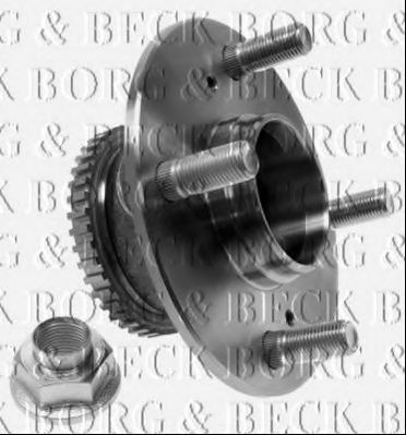 Комплектующие, колодки дискового тормоза BORG & BECK BBK1276
