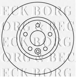 Тормозной диск BORG & BECK BBD4567