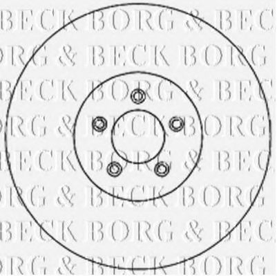 Тормозной диск BORG & BECK BBD4731