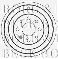 Тормозной барабан BORG & BECK BBR7237